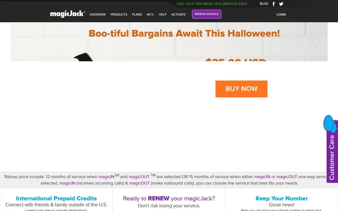 magicJack website