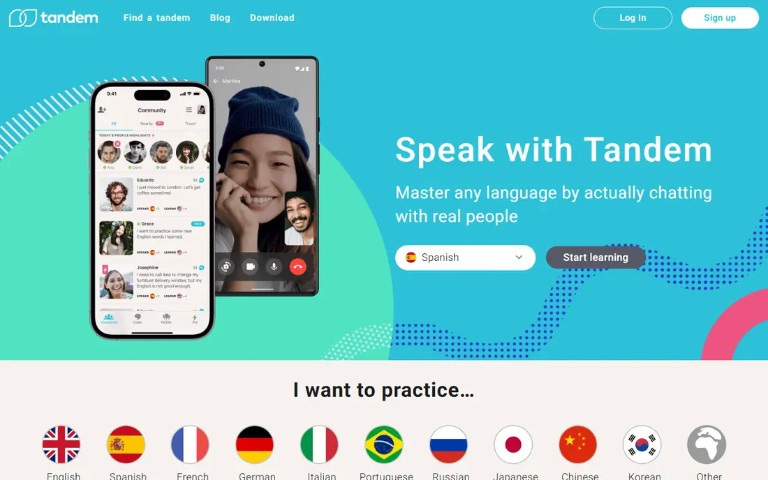 Tandem website