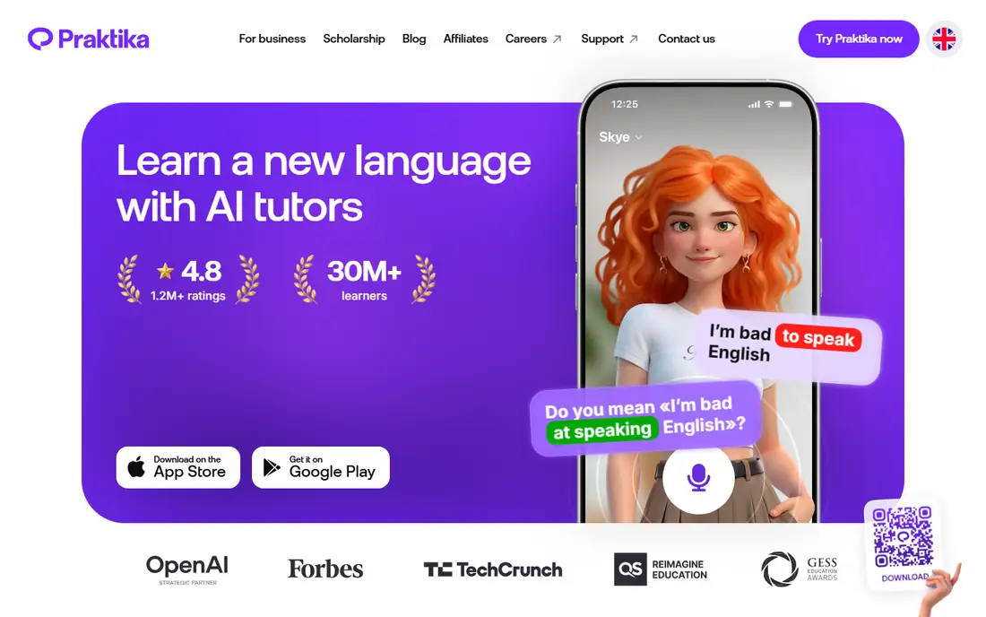 Praktika website