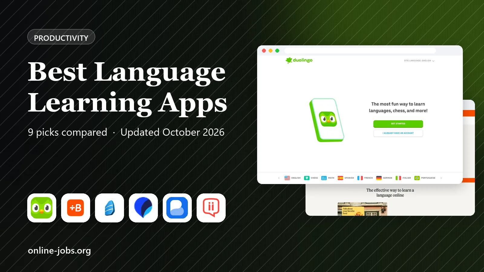 Best Language Learning Apps in 2026: 9 Apps Compared