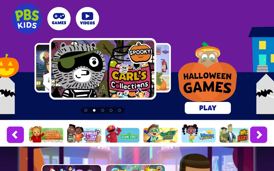 PBS Kids Games website