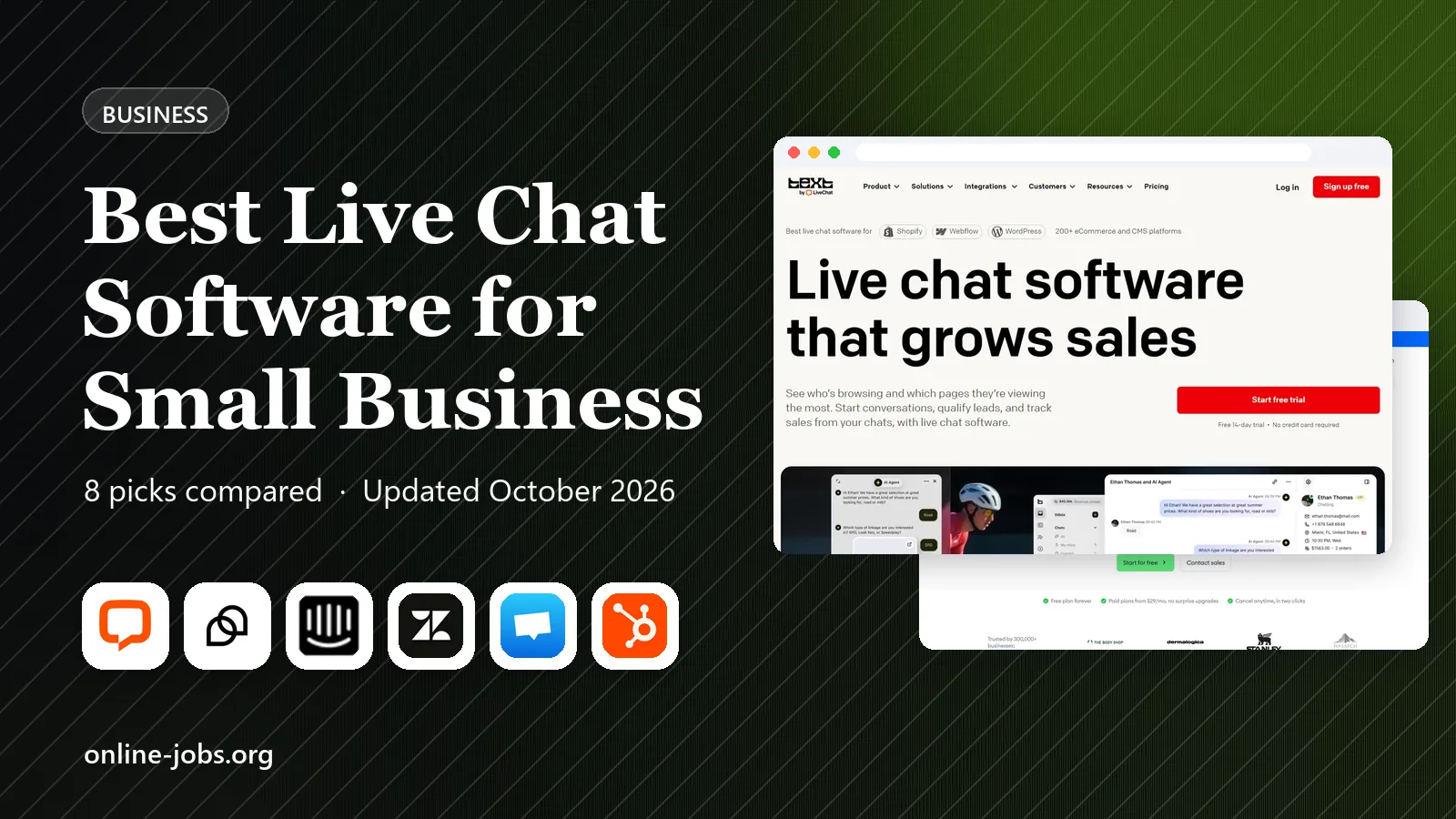Best Live Chat Software for Small Business in 2026: 8 Tools Compared