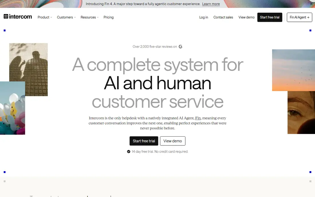 Intercom website