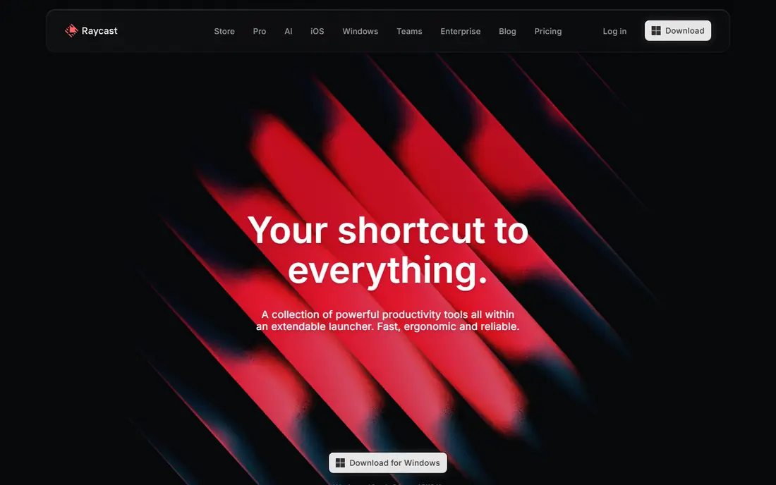 Raycast website