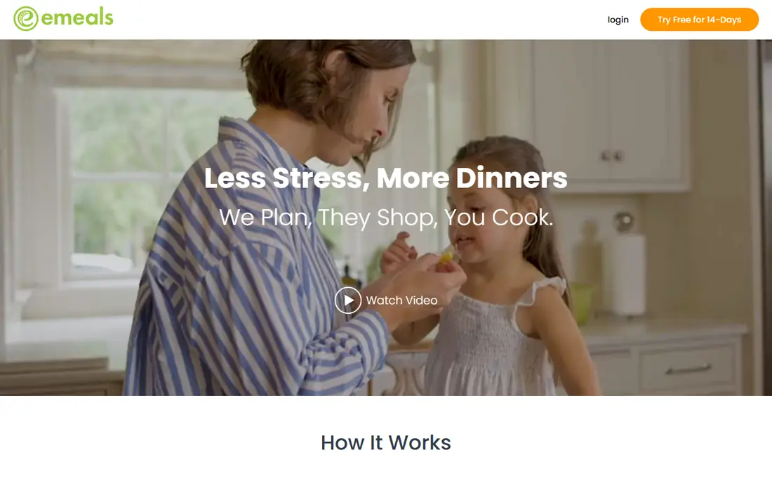 eMeals website