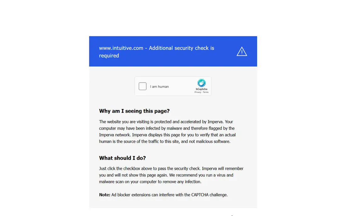 Intuitive website