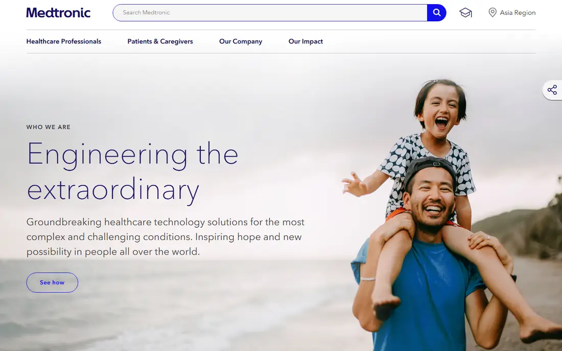 Medtronic website