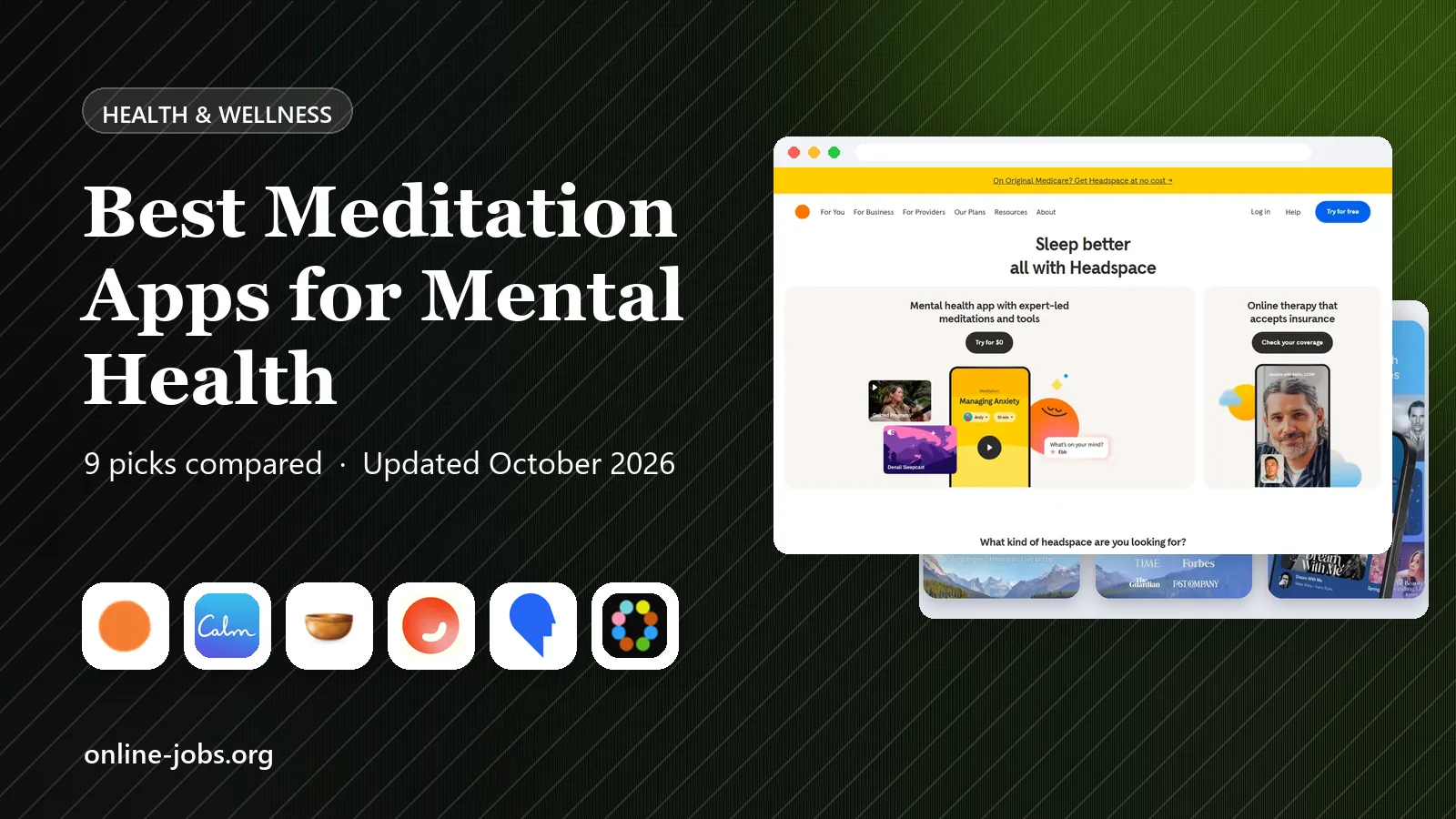Best Meditation Apps for Mental Health in 2026: 9 Apps Compared