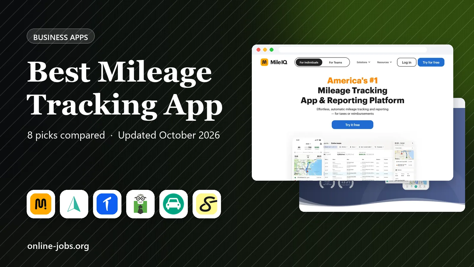 Best Mileage Tracking App in 2026: 8 Compared