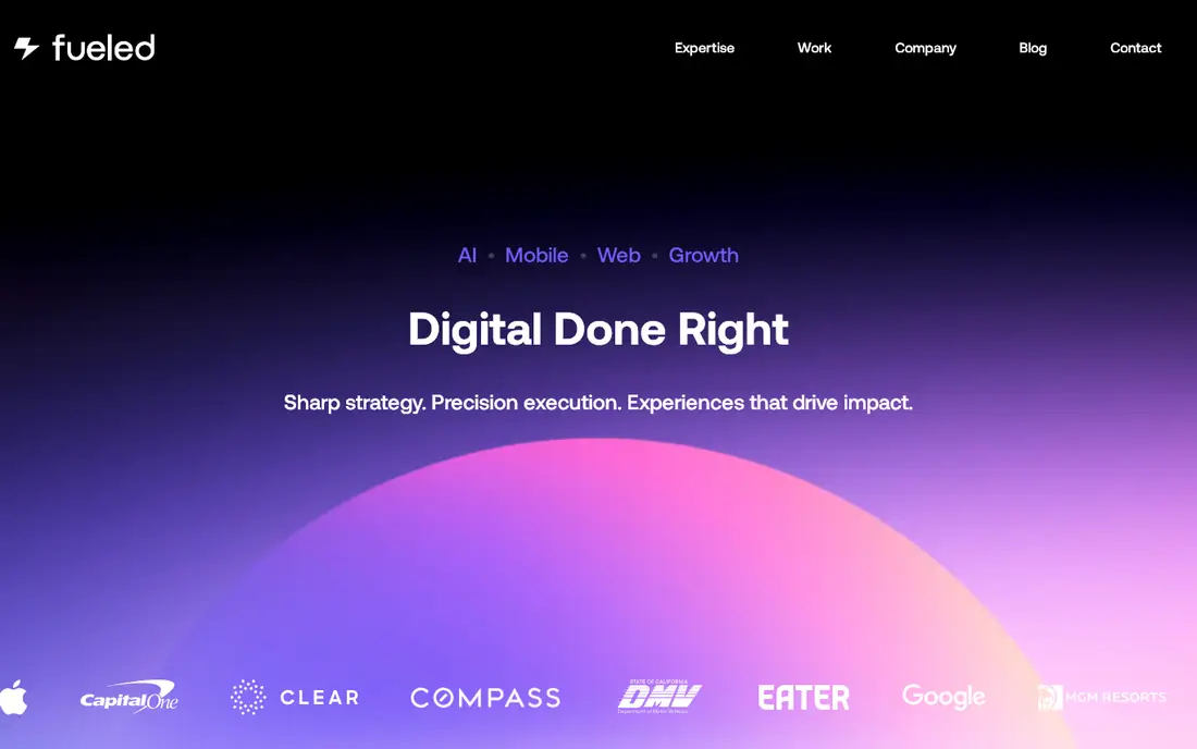 Fueled website