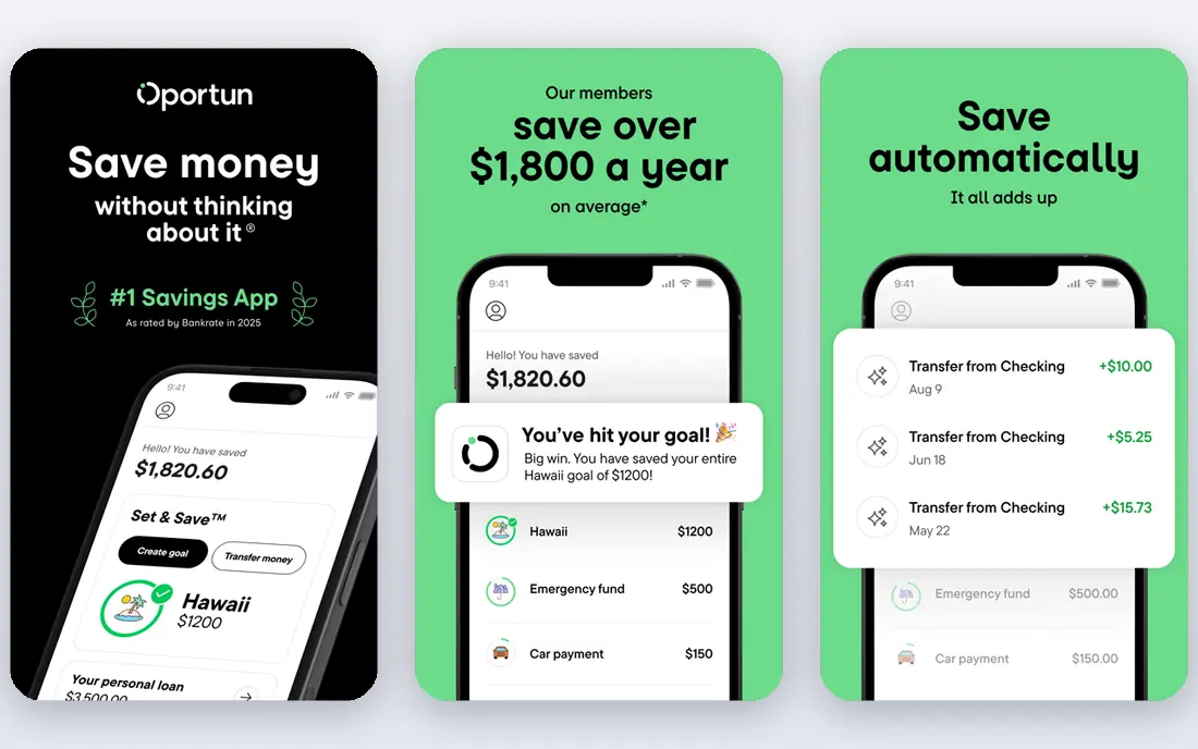 Oportun app screenshots