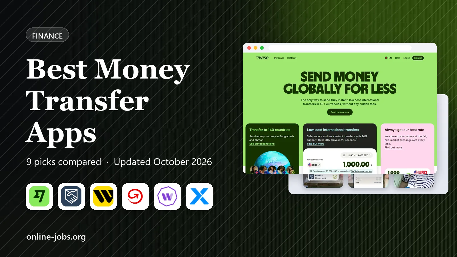 Best Money Transfer Apps in 2026: 9 Apps Compared
