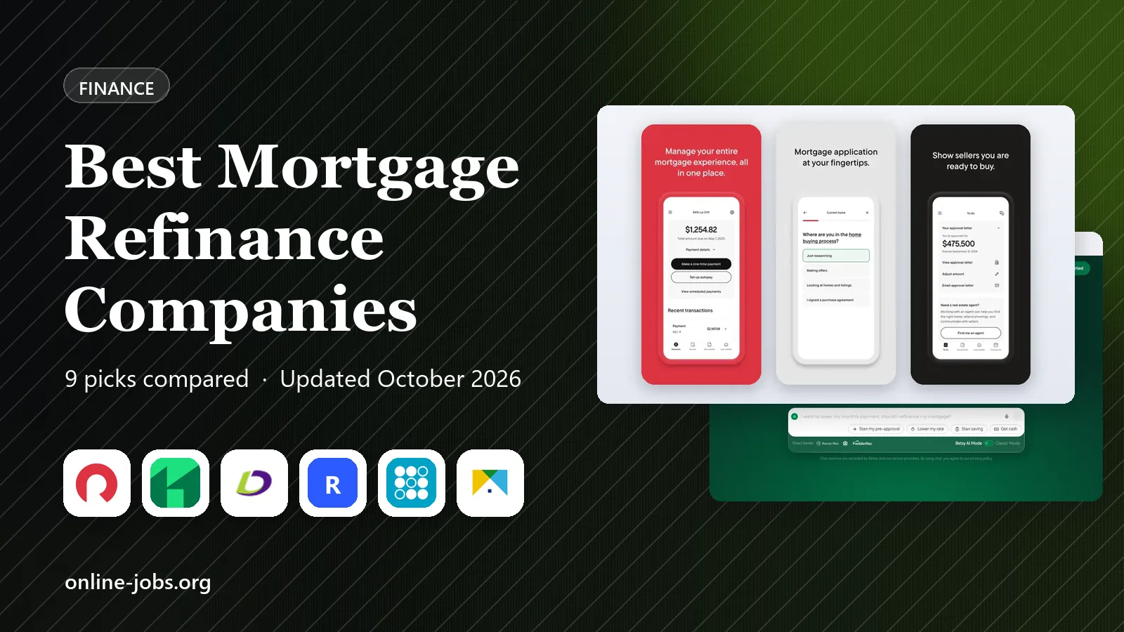 Best Mortgage Refinance Companies in 2026: 9 Companies Compared