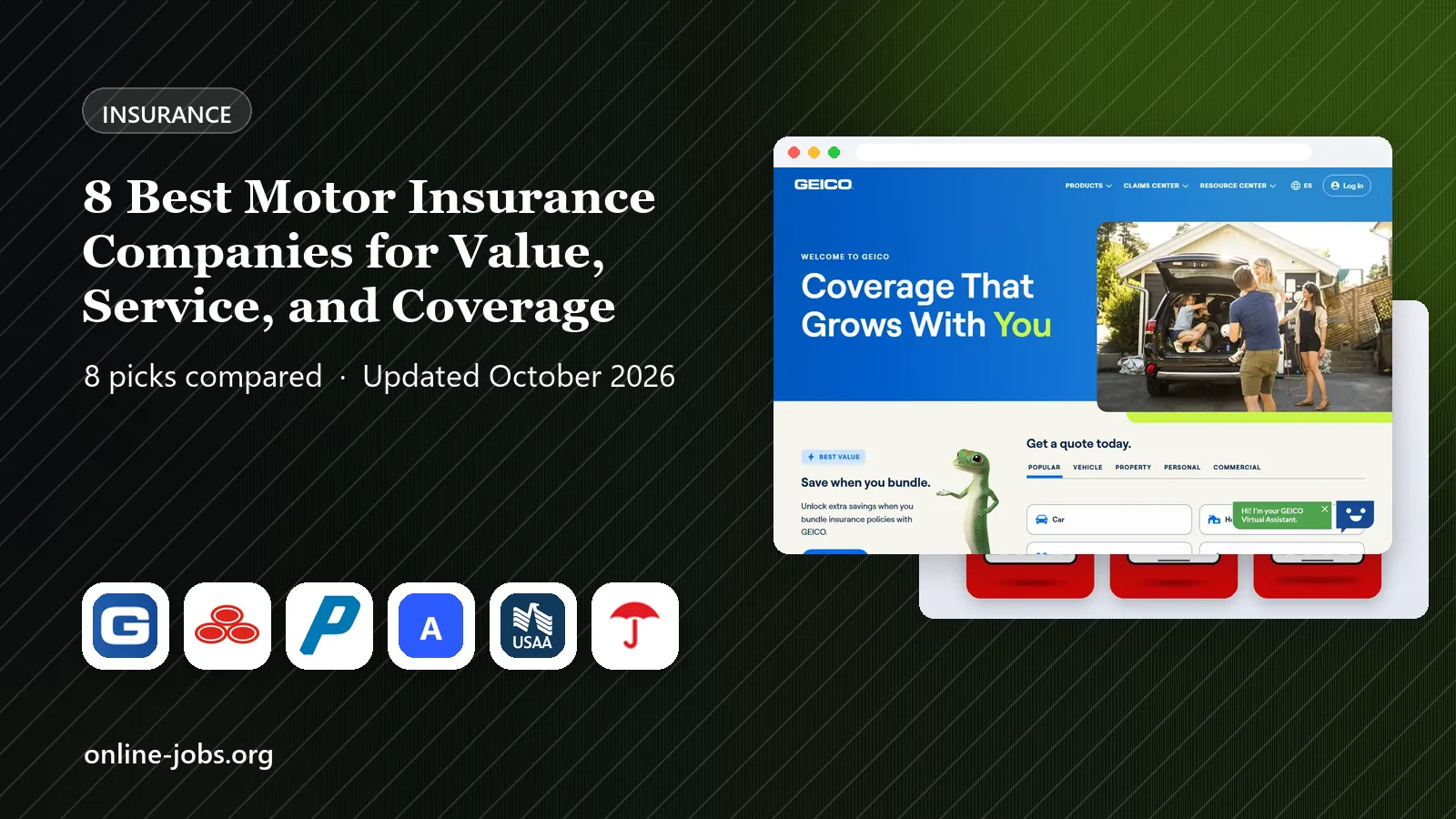 8 Best Motor Insurance Companies for Value, Service, and Coverage