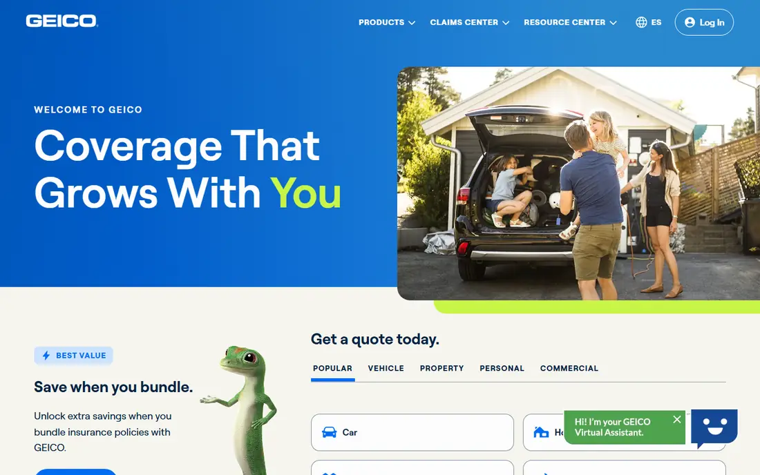 GEICO website