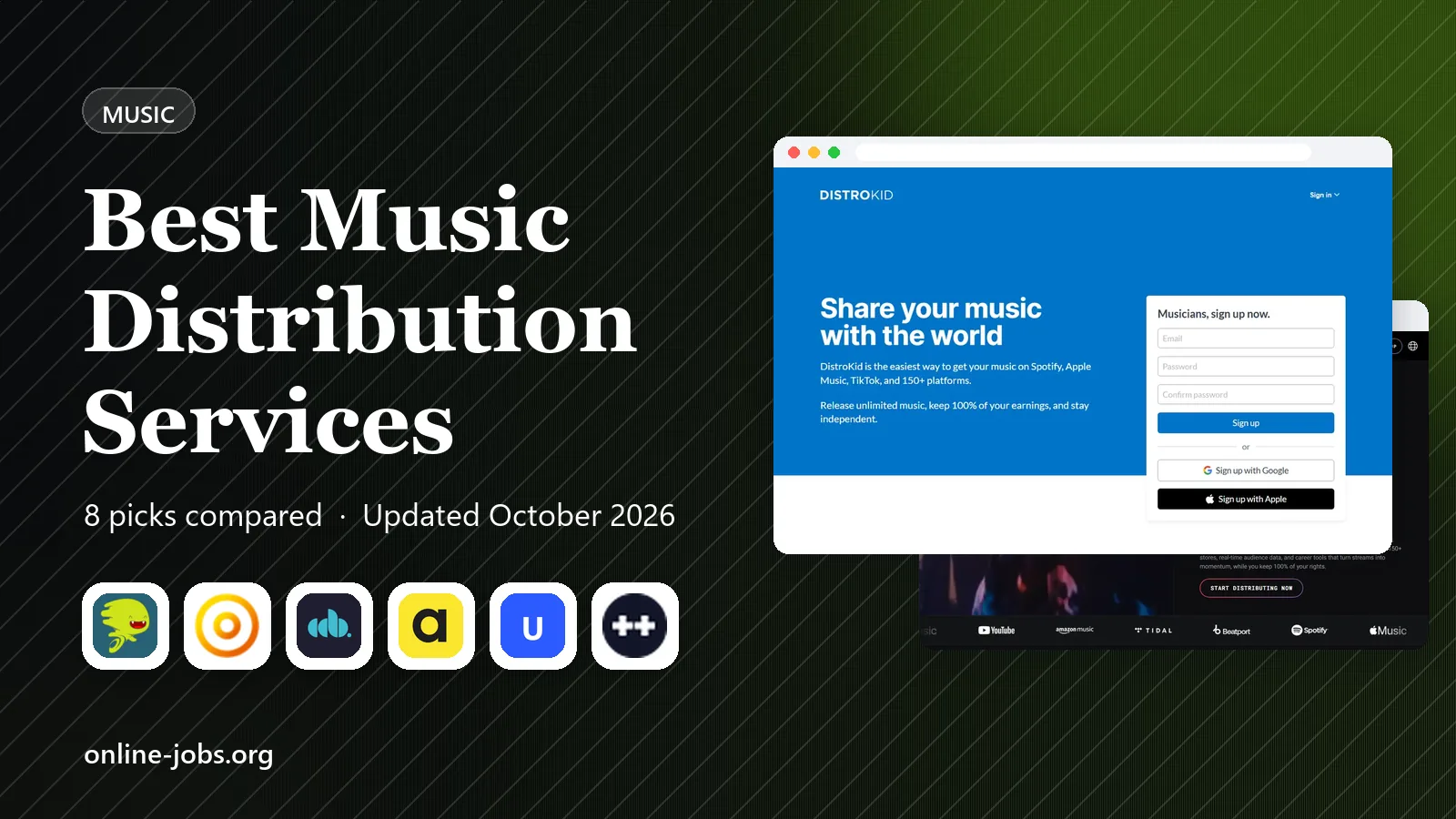 Best Music Distribution Services in 2026: 8 Services Compared