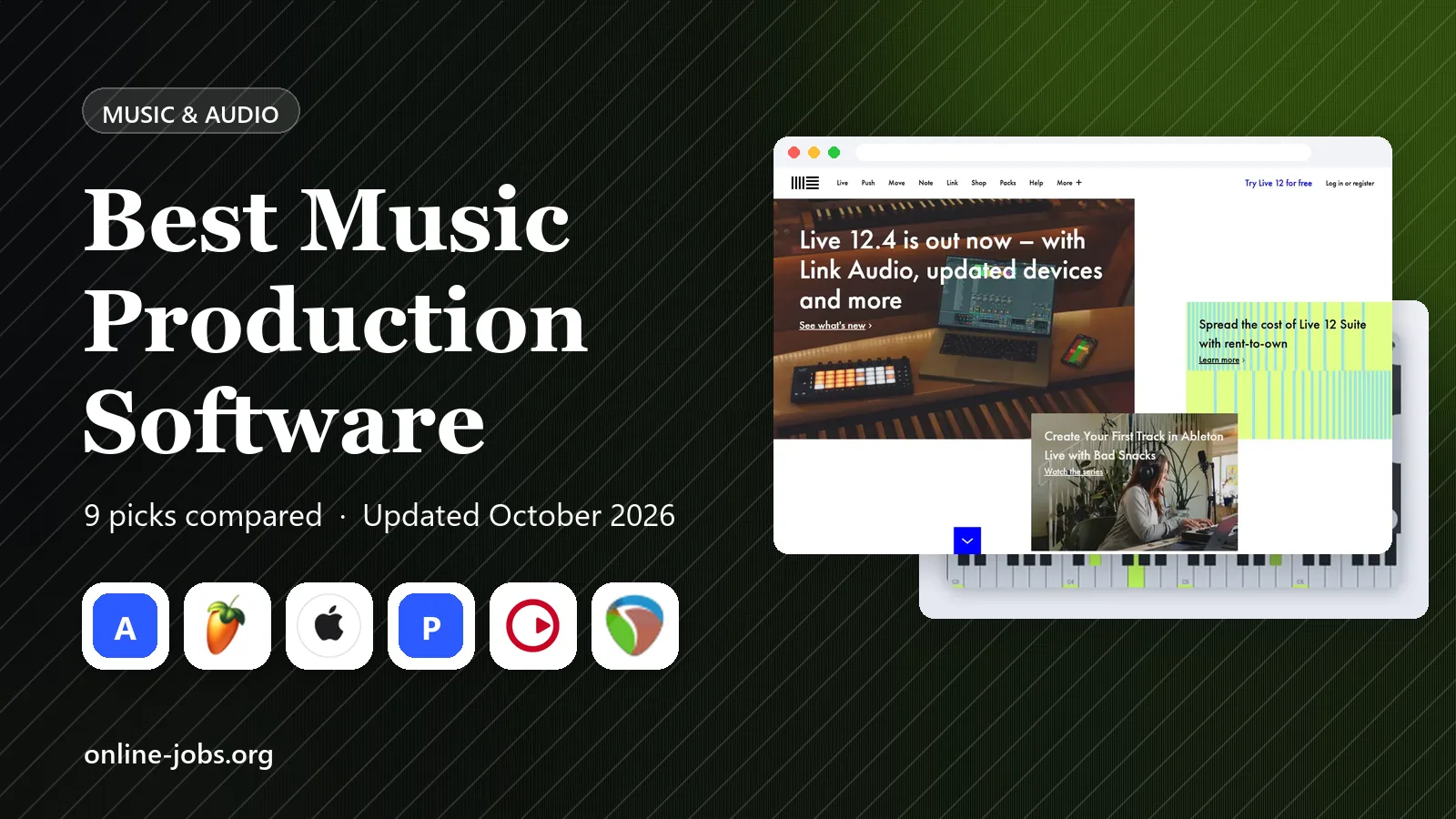 Best Music Production Software in 2026: 9 Products Compared