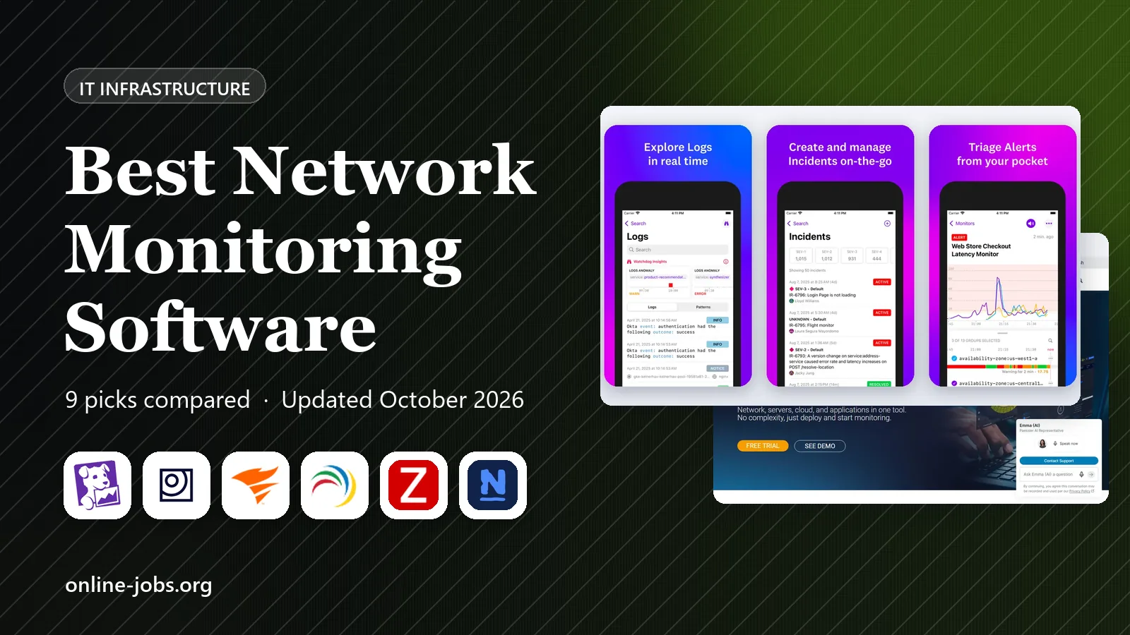Best Network Monitoring Software in 2026: 9 Apps Compared