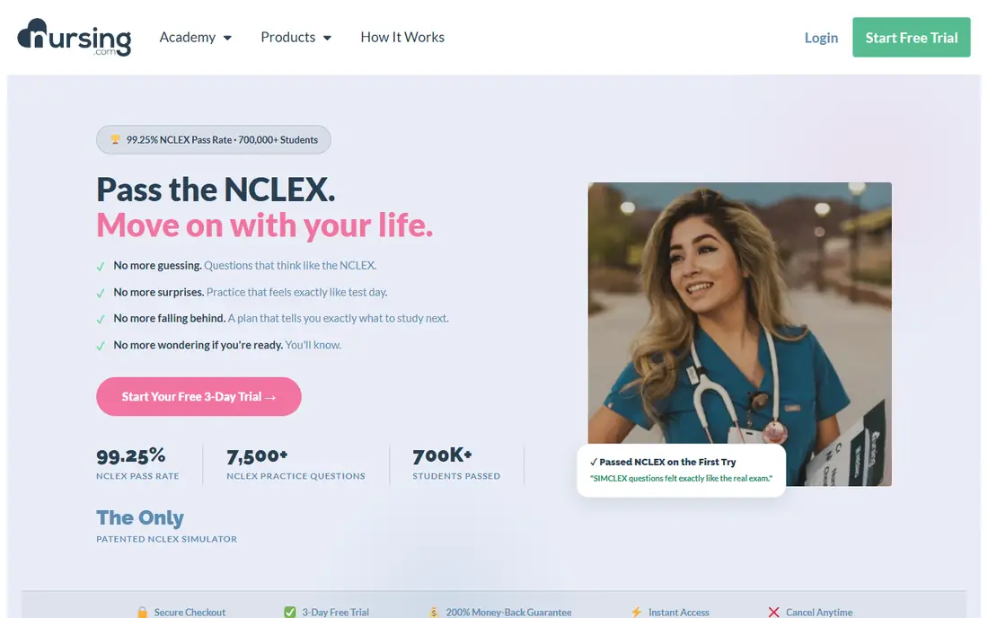 Nursing.com website