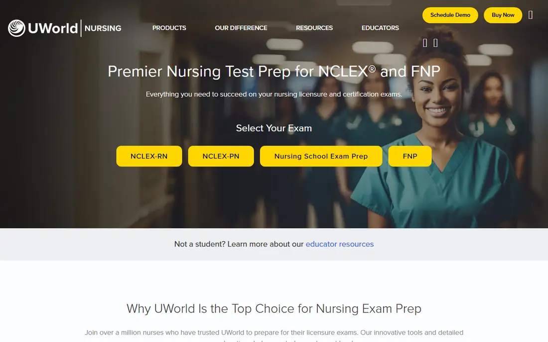 UWorld website