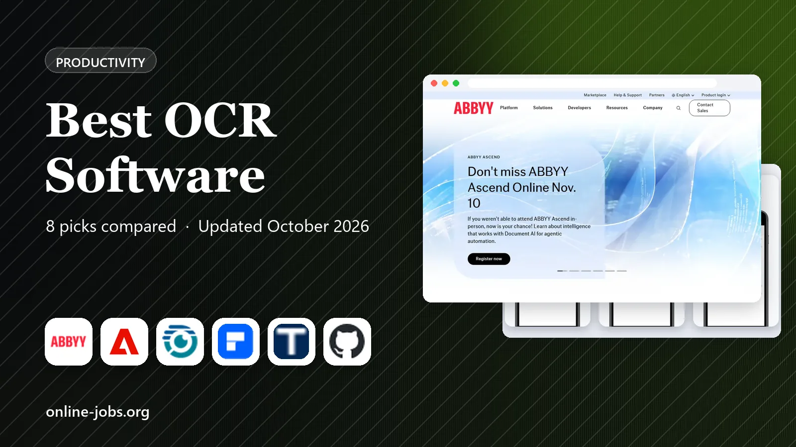 Best OCR Software in 2026: 8 Products Compared