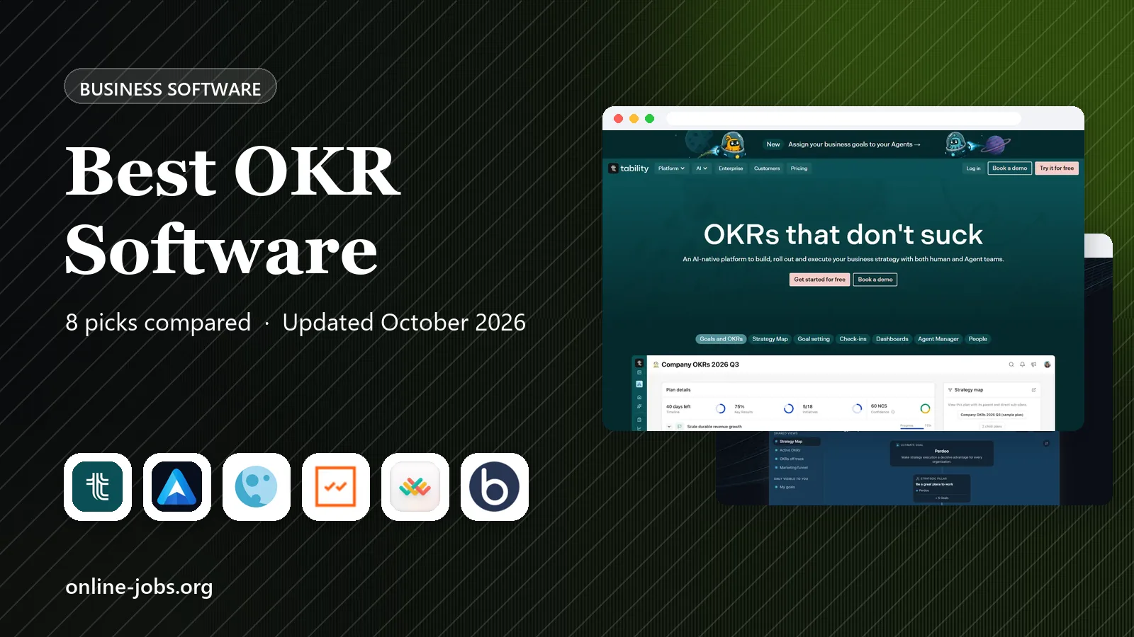 Best OKR Software in 2026: 8 Tools Compared