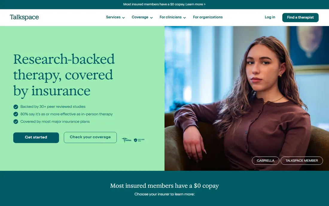 Talkspace website