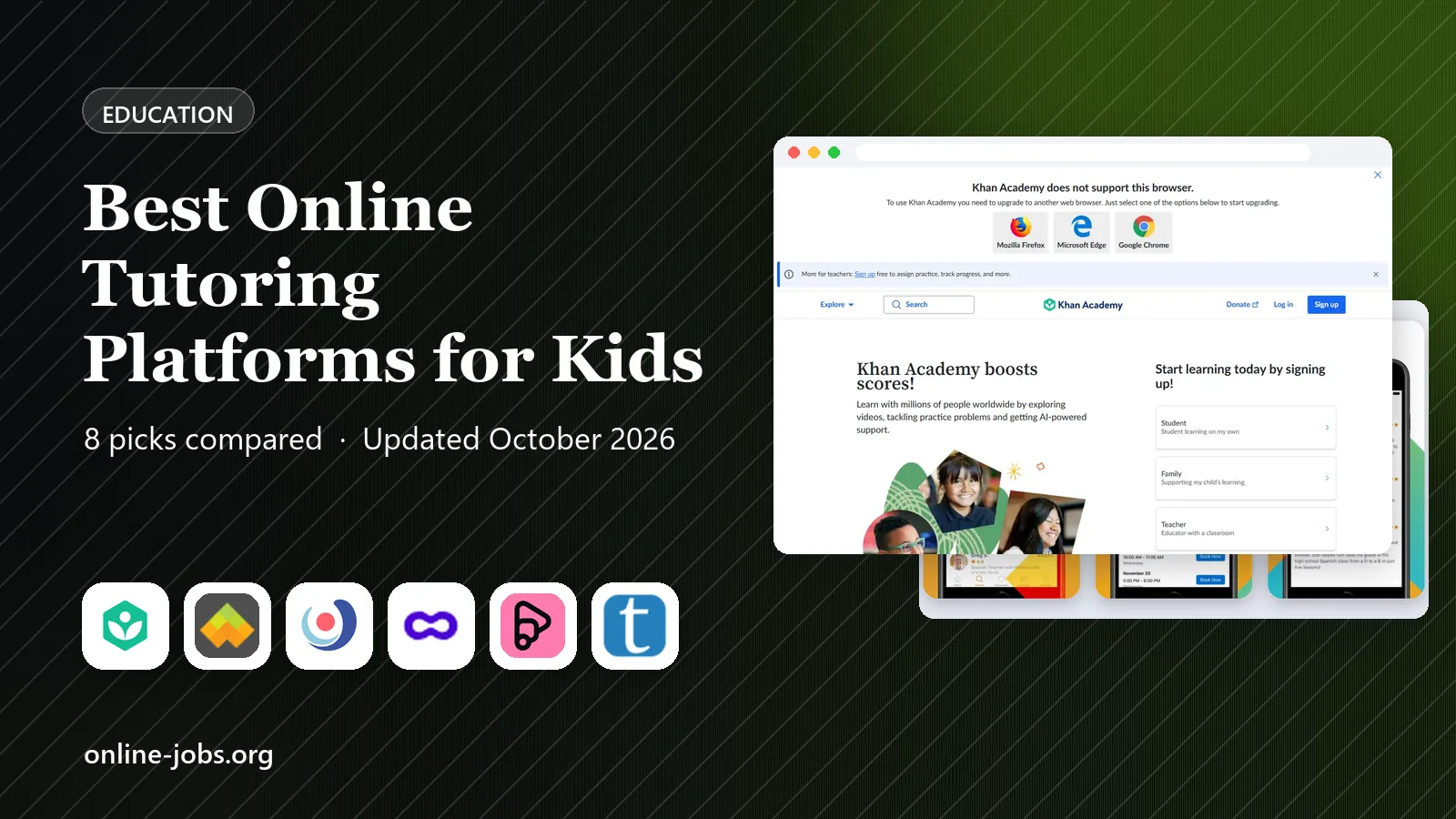 Best Online Tutoring Platforms for Kids in 2026: 8 Platforms Compared