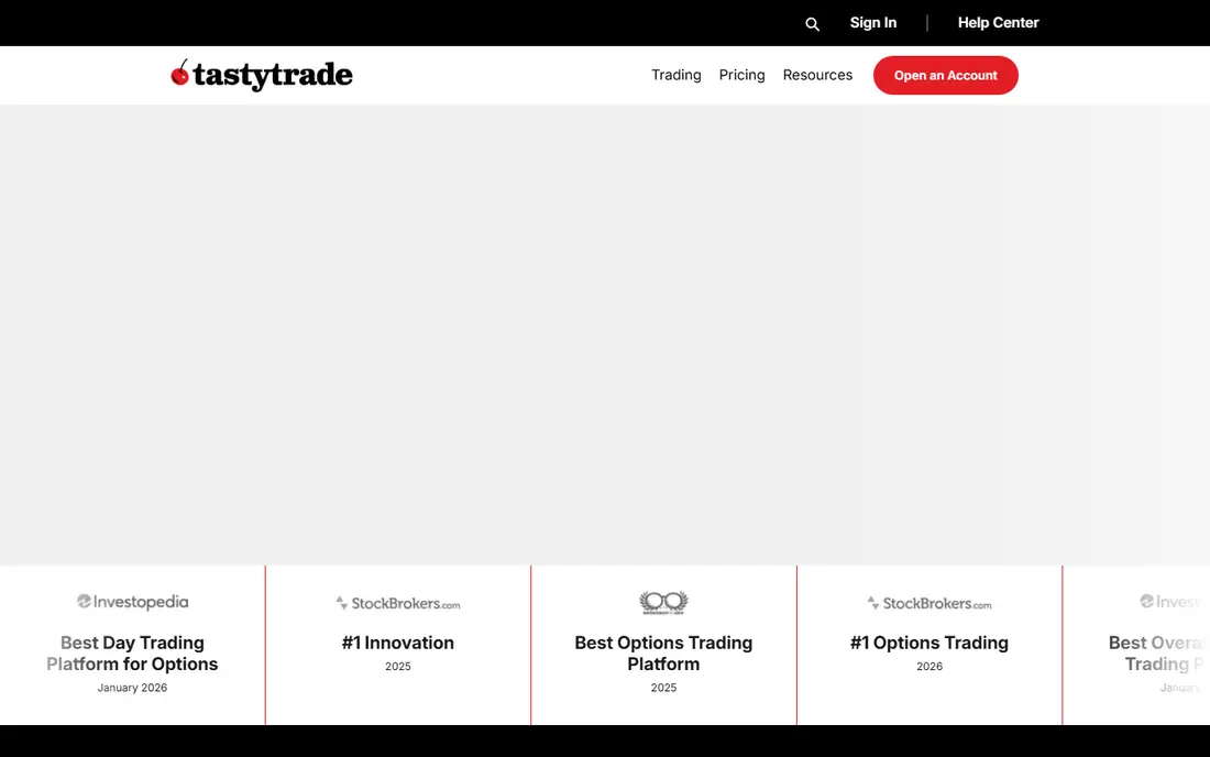 tastytrade website
