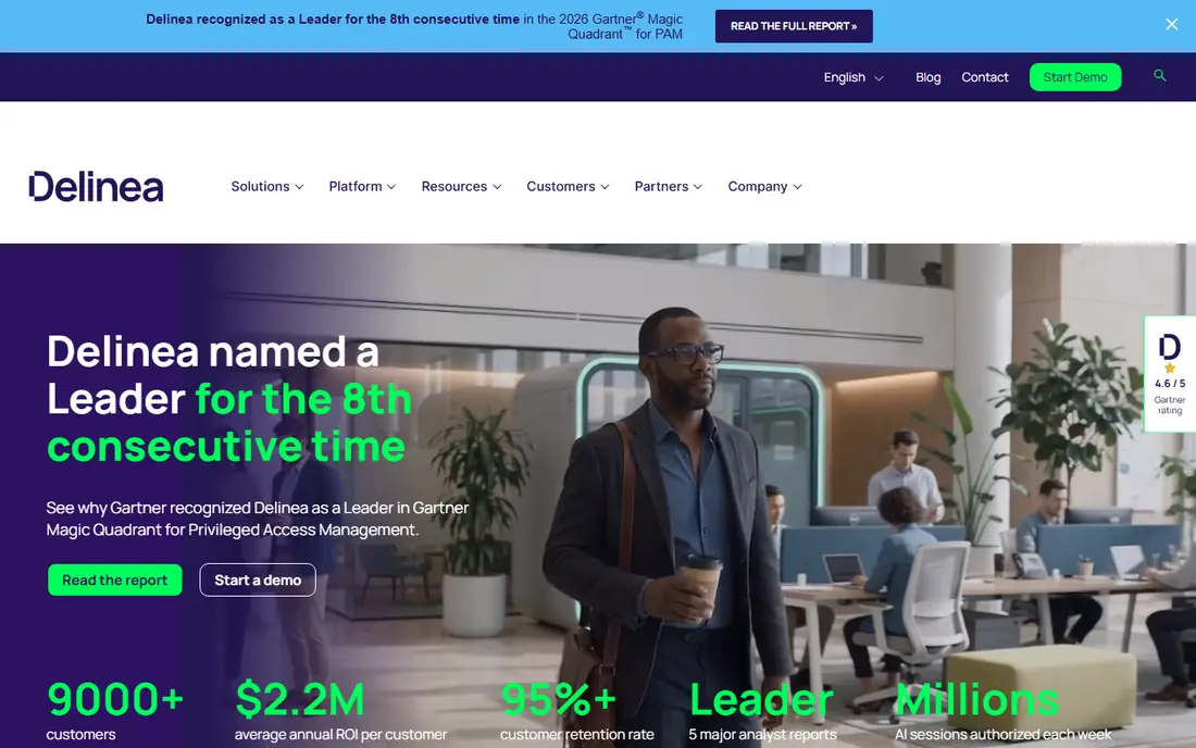 Delinea website