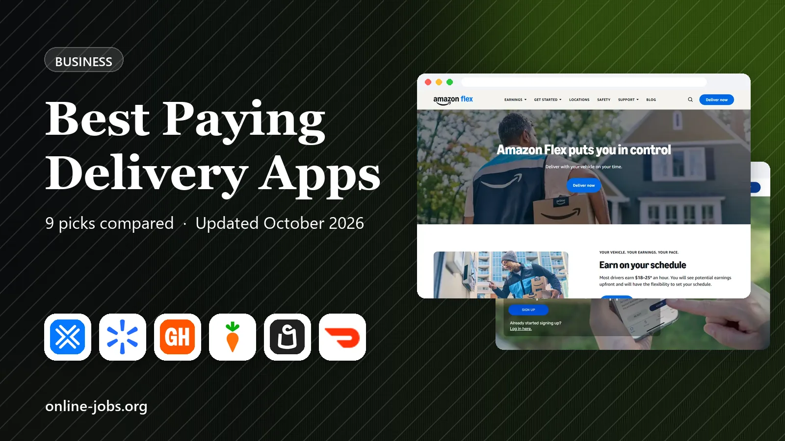 Best Paying Delivery Apps in 2026: 9 Apps Compared
