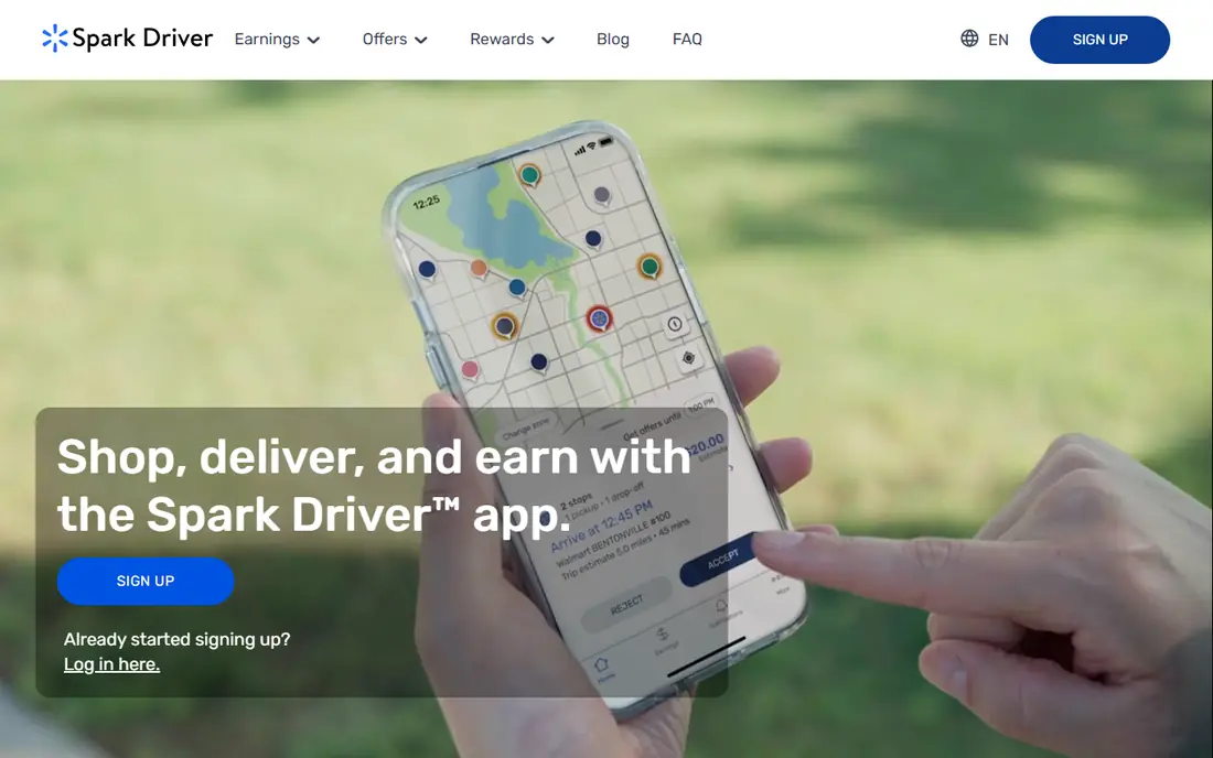 Spark Driver website