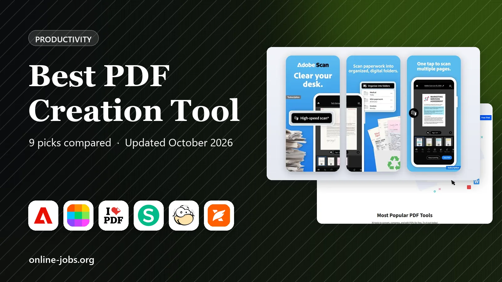 Best PDF Creation Tool in 2026: 9 Tools Compared
