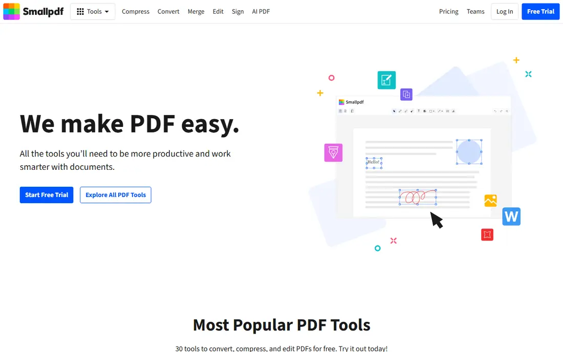 Smallpdf website