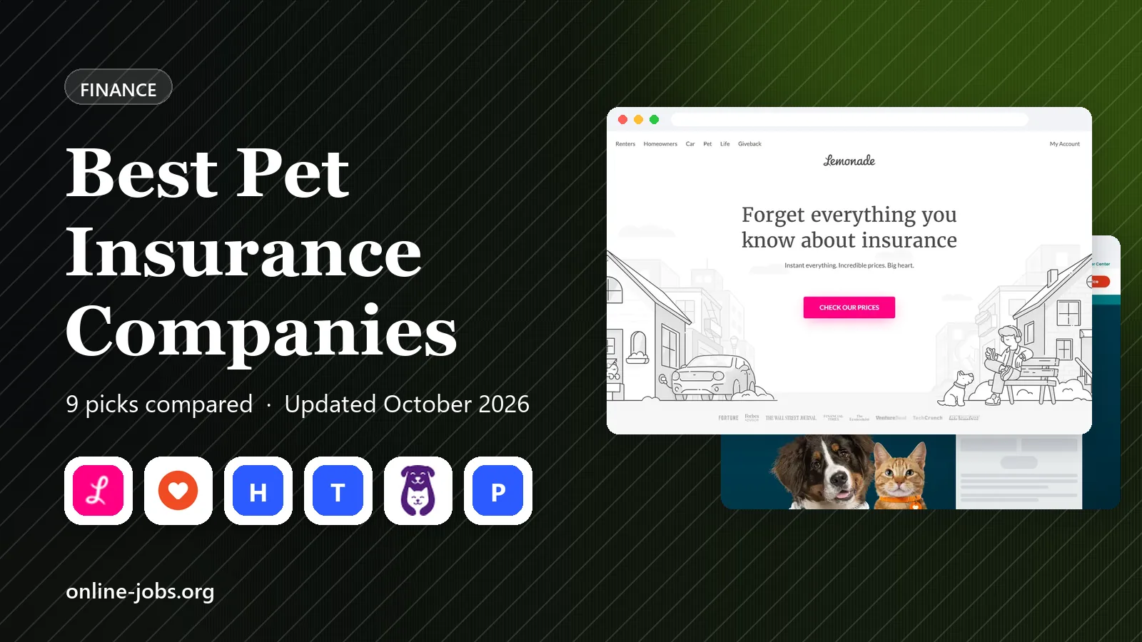 Best Pet Insurance Companies in 2026: 9 Companies Compared