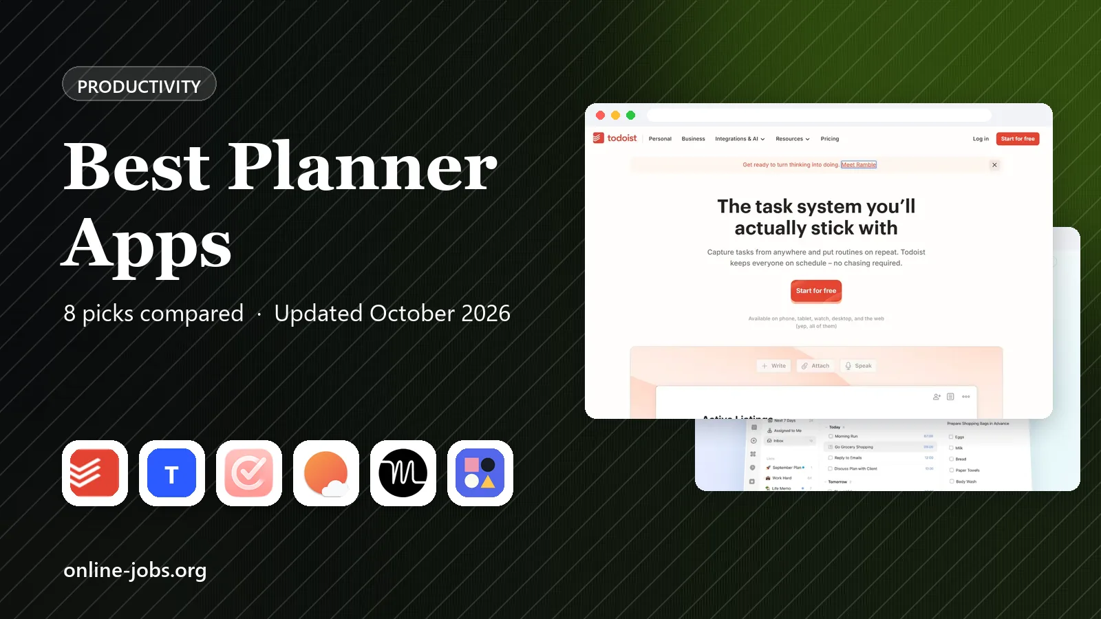 Best Planner Apps in 2026: 8 Daily Planning Tools Compared