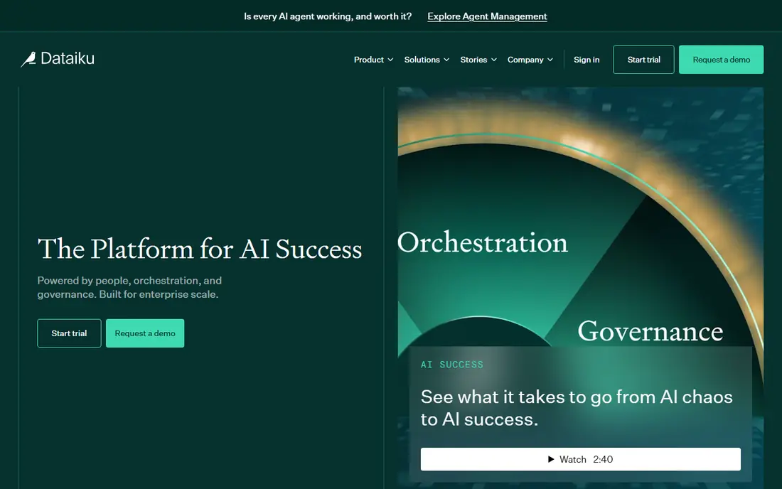 Dataiku website