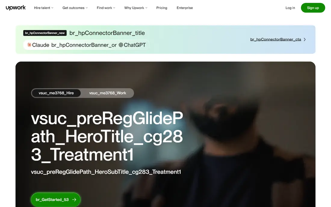 Upwork website
