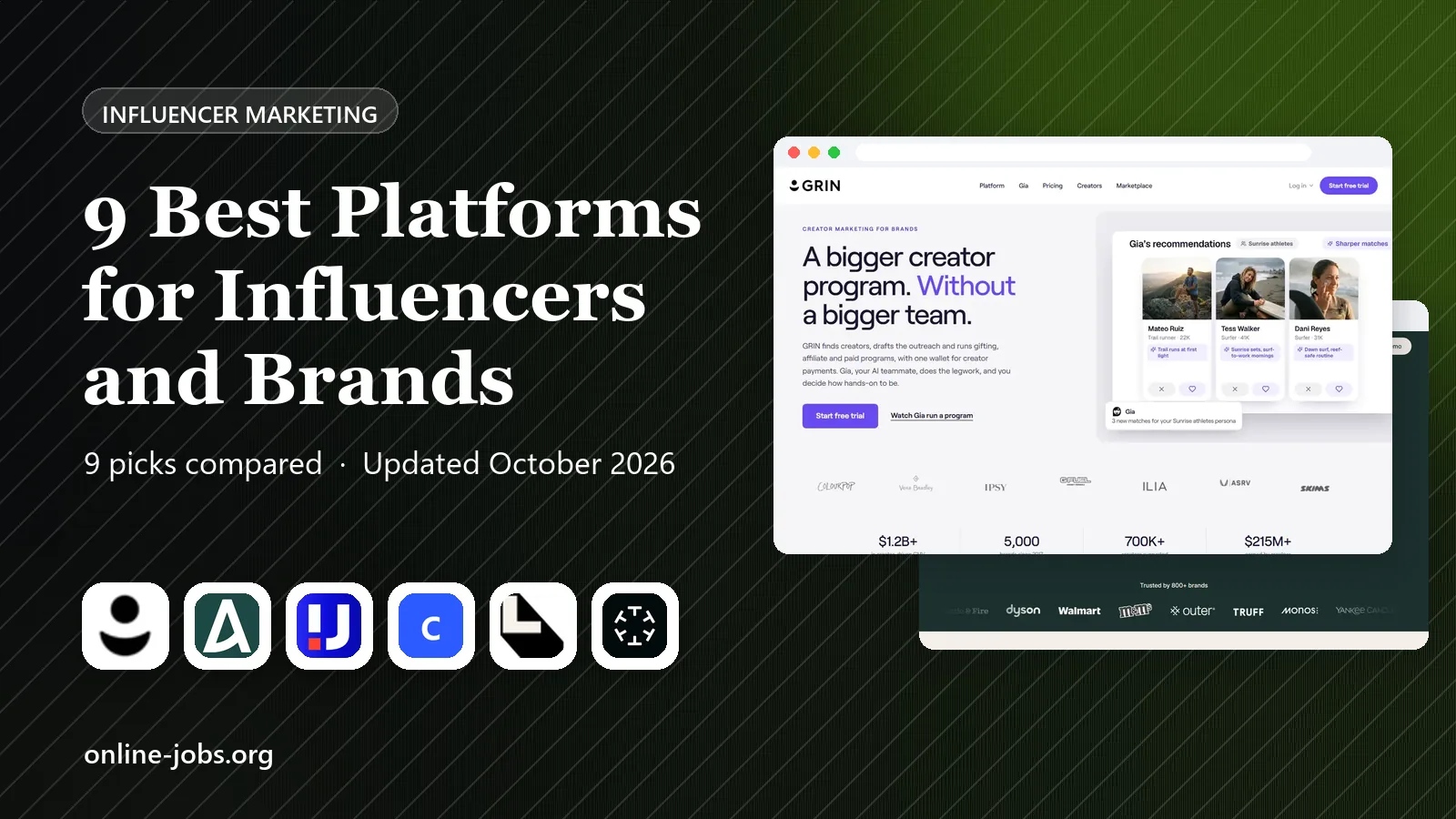 9 Best Platforms for Influencers and Brands