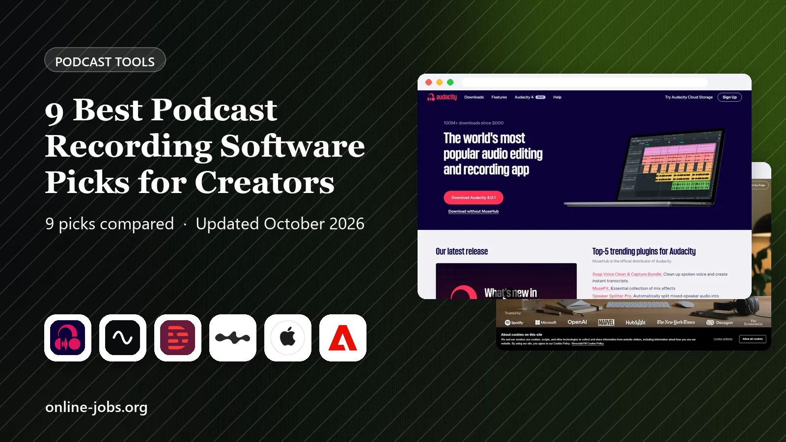 9 Best Podcast Recording Software Picks for Creators