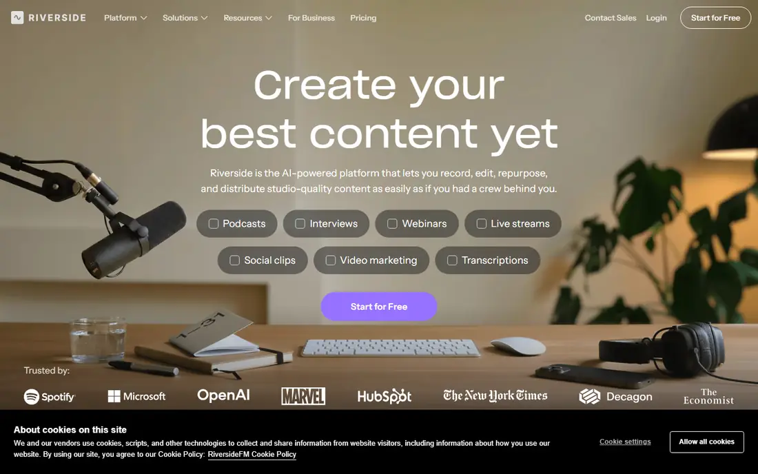 Riverside website