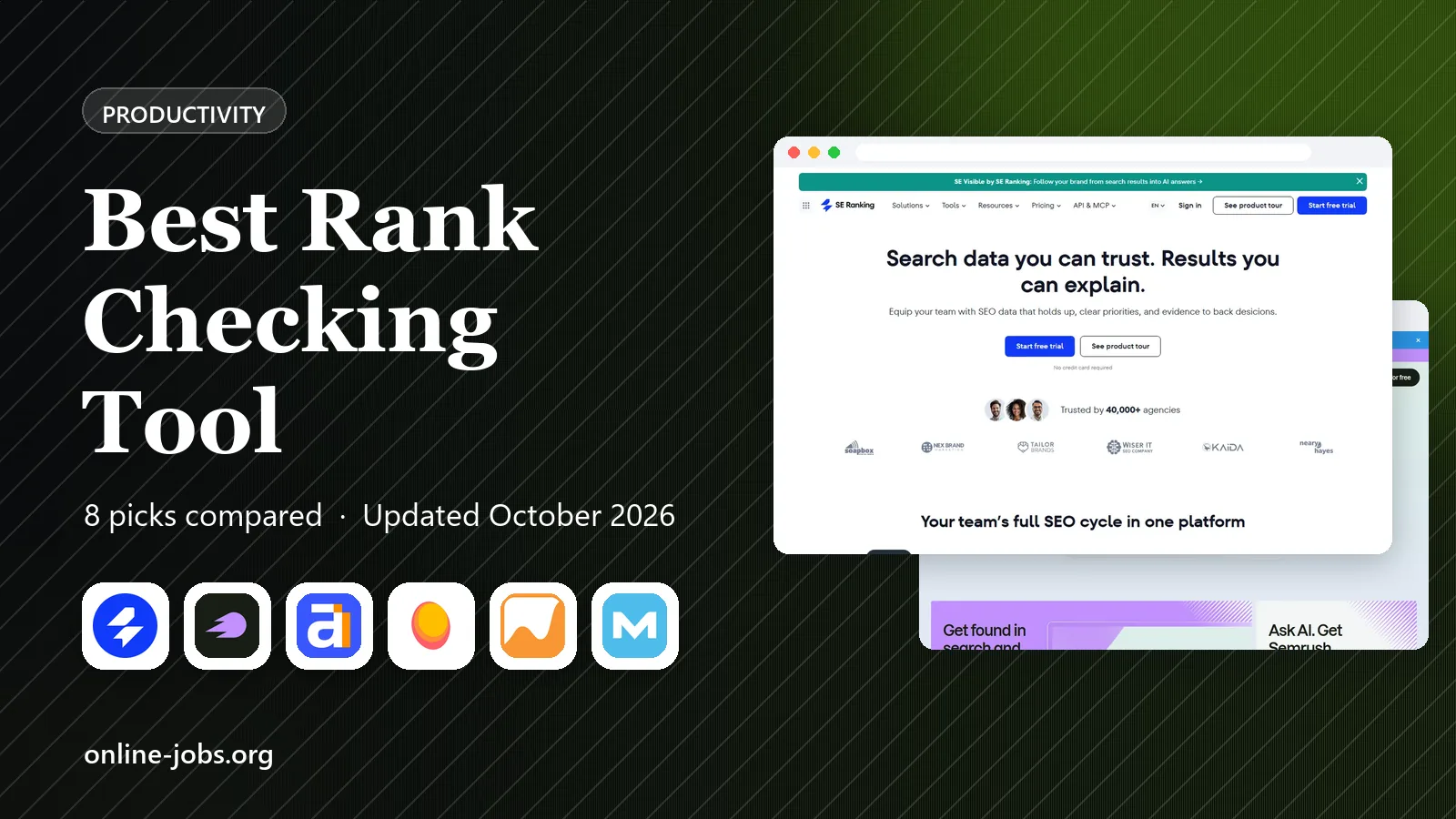 Best Rank Checking Tool in 2026: 8 Tools Compared