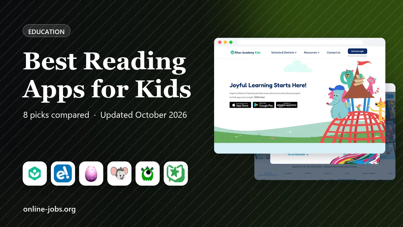 Best Reading Apps for Kids in 2026: 8 Apps Compared