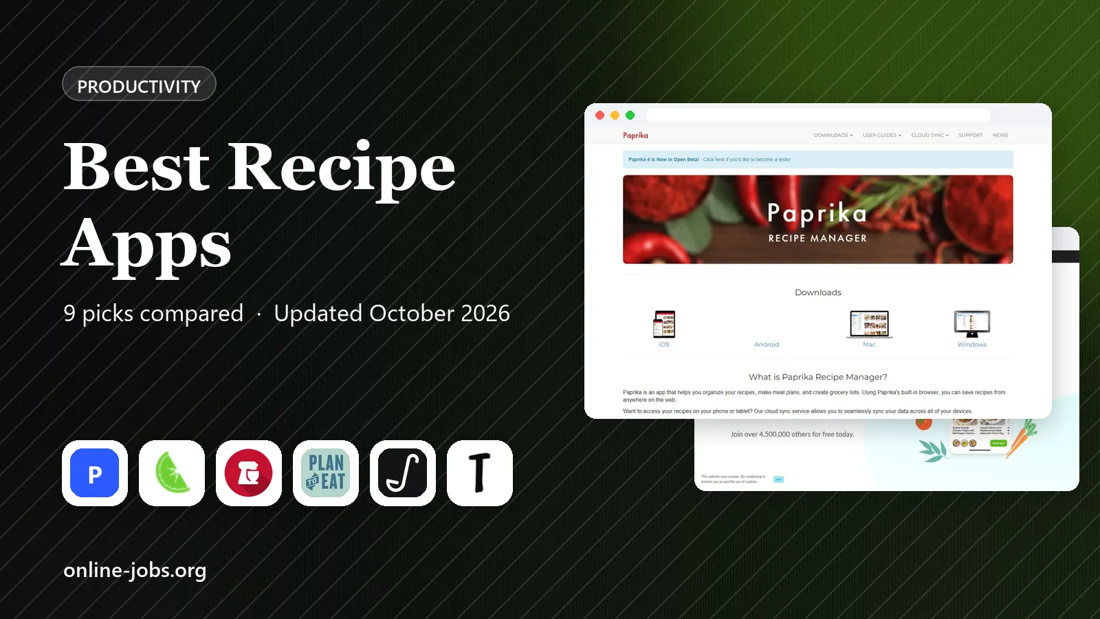 Best Recipe Apps in 2026: 9 Apps Compared