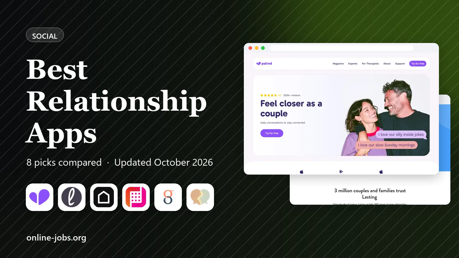 Best Relationship Apps in 2026: 8 Apps Compared