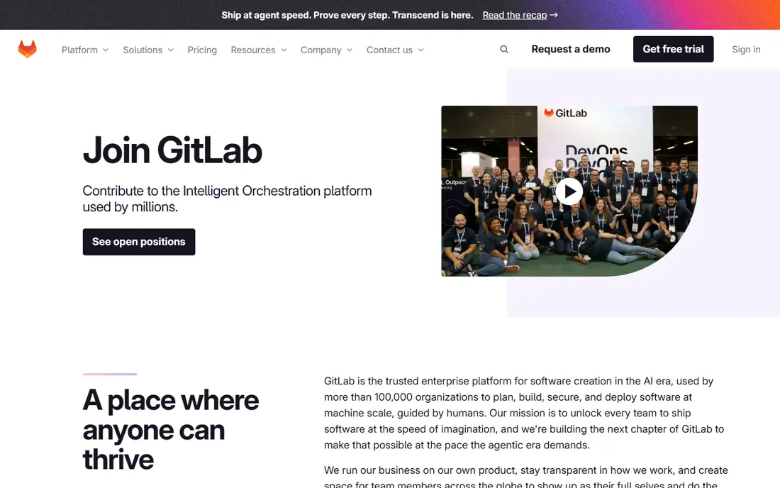GitLab website