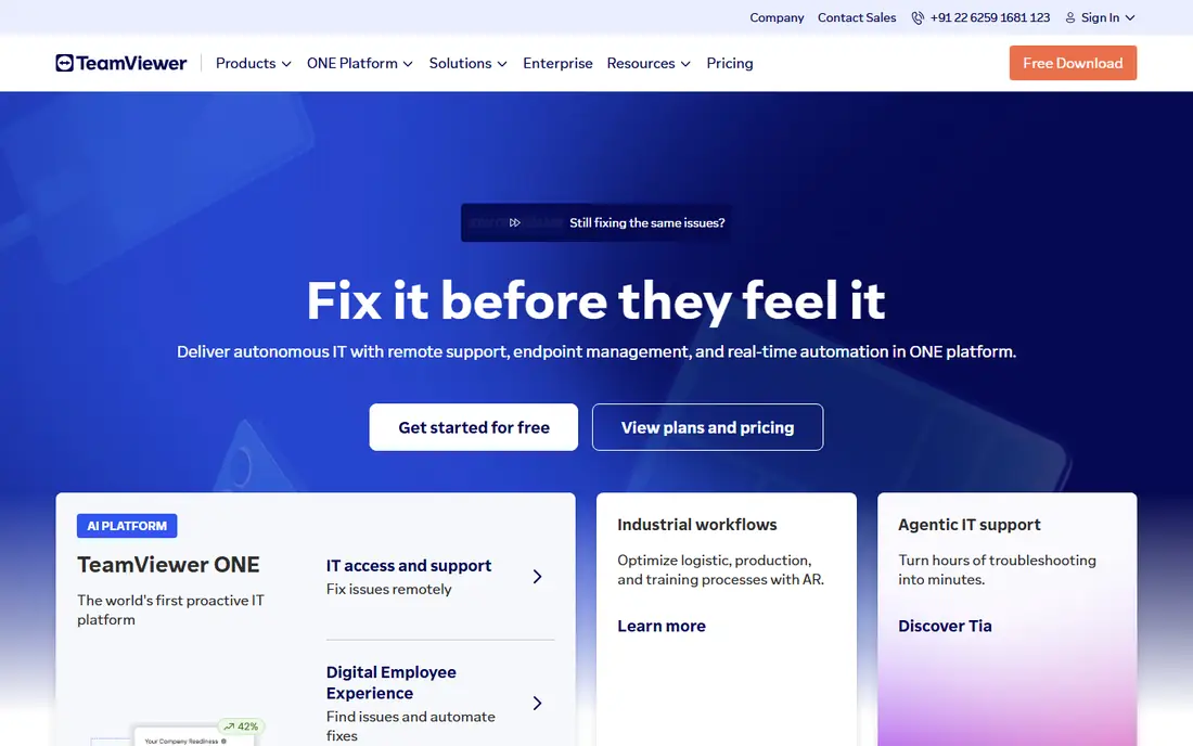 TeamViewer website
