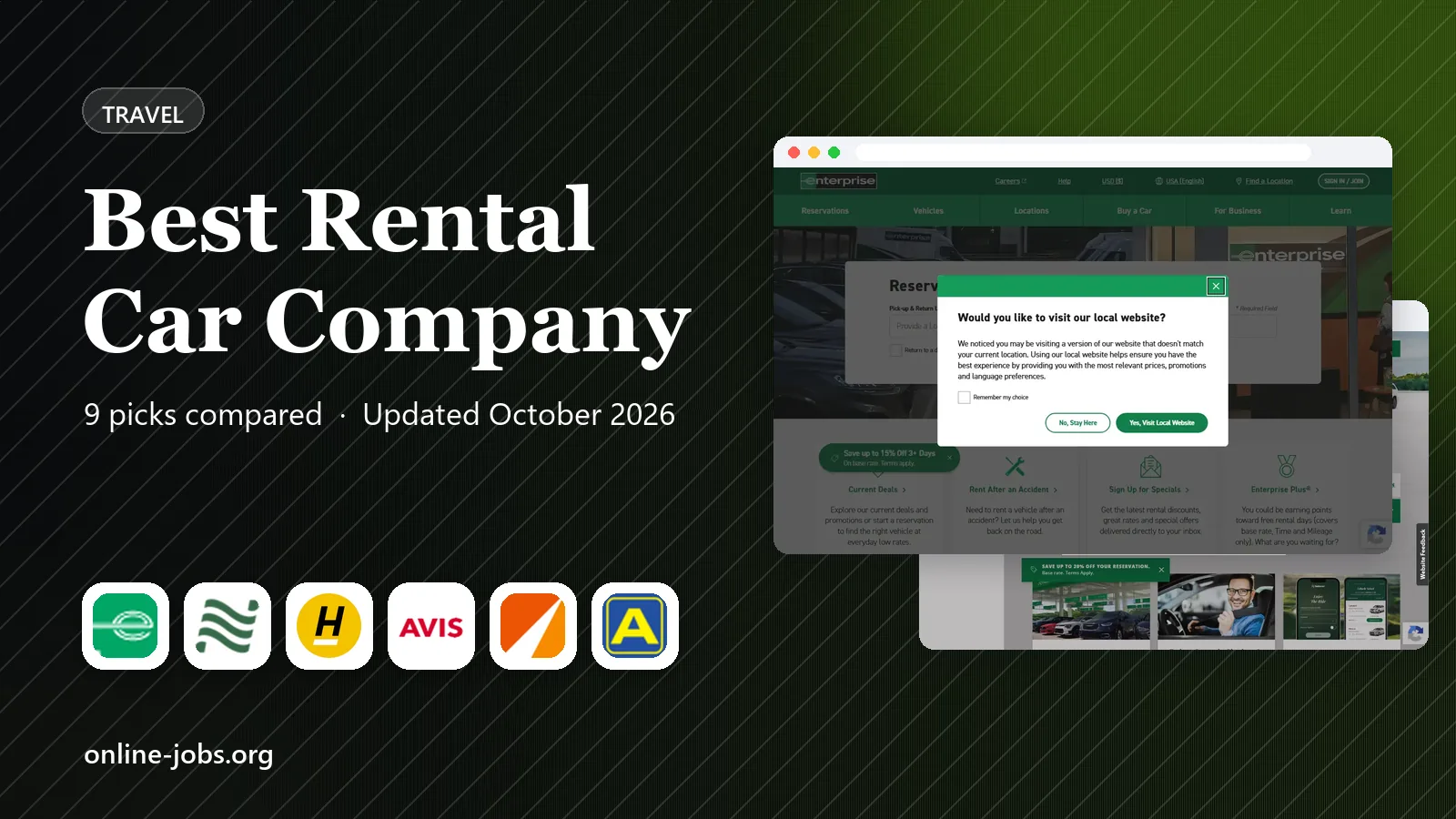 Best Rental Car Company in 2026: 9 Companies Compared