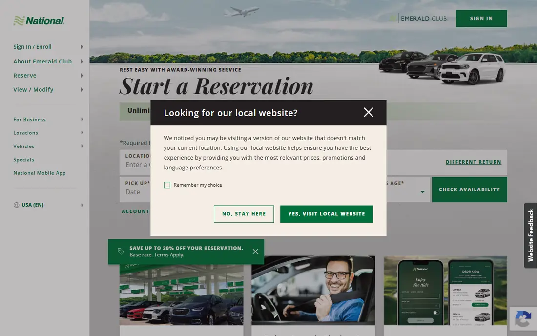 National website