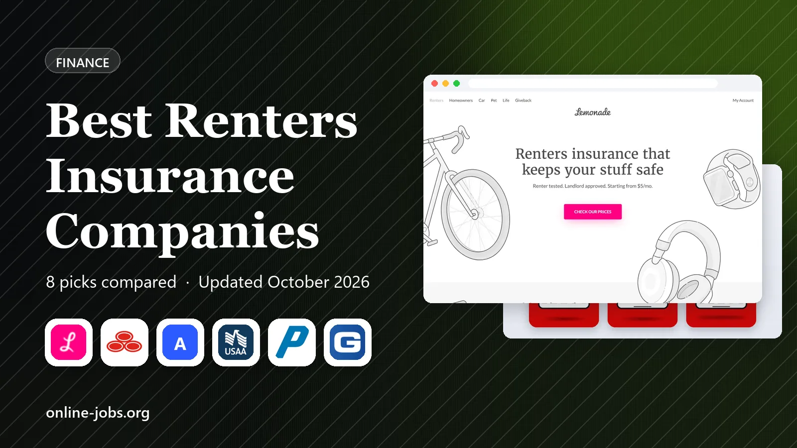 Best Renters Insurance Companies in 2026: 8 Companies Compared